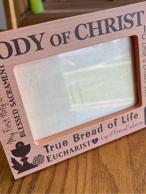 Religious Photo Frame - "Body of Christ" True Bread of Life